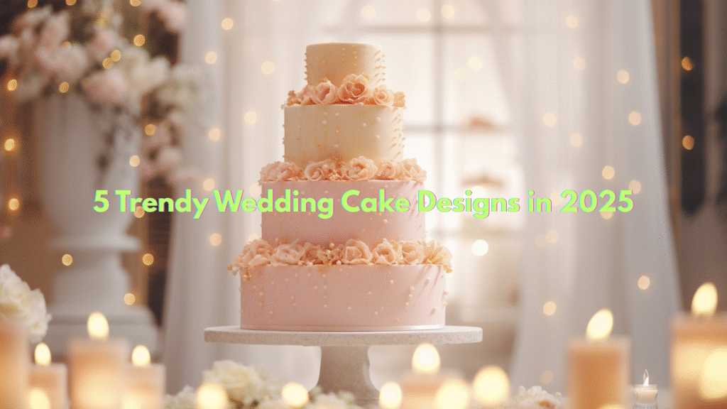 5 Trendy wedding Cake Designs in 2025